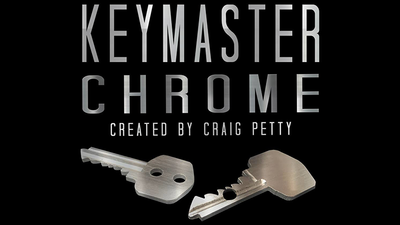 Keymaster Chrome (Gimmicks and Online Instructions) by Craig Petty - Trick product video — 52Kards