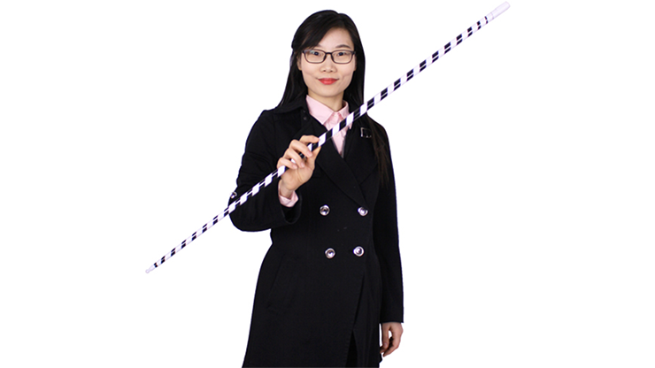 Appearing Cane (Plastic, BLACK & WHITE STRIPED) by JL Magic product video — 52Kards