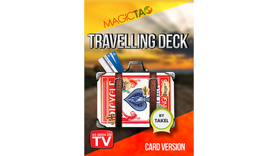 Travelling Deck Card Version Red (Gimmick and Online Instructions) by Takel - Trick product video — 52Kards