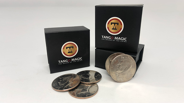 Perfect Shell Coin Set Half Dollar (Shell and 4 Coins D0201) product video — 52Kards