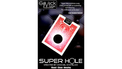 SUPER HOLE (RED) by Mickael Chatelain - Trick product video — 52Kards