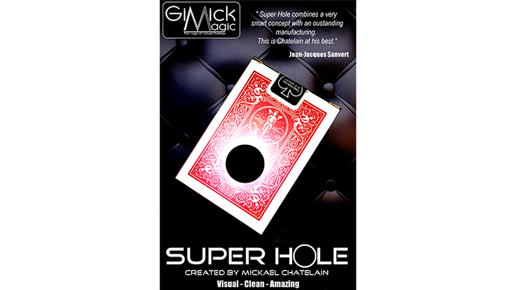 SUPER HOLE (RED) by Mickael Chatelain - Trick product video — 52Kards
