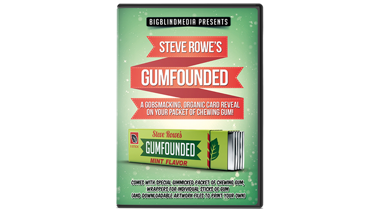 GUMFOUNDED (Online Instructions and Gimmick) by Steve Rowe - Trick product video — 52Kards