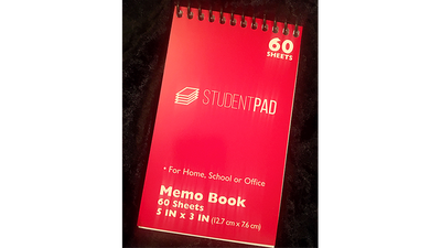 SvenPad® KoD Memo Pad (Red, Single) - Trick product video — 52Kards