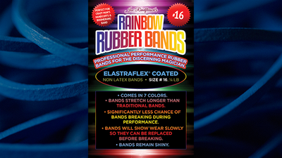 Rainbow Rubber Bands (Blue Pack) product video — 52Kards