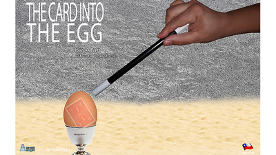 THE CARD INTO THE EGG (Gimmicks and Online Instructions) by Alan Alfredo Marchese and Aprendemagia product video — 52Kards