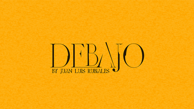 Debajo (Gimmick and Online Instructions) by Juan Luis Rubiales - Trick product video — 52Kards