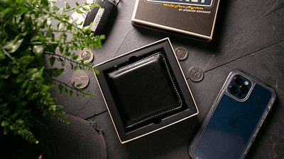 Easy Money Black Wallet (Gimmick and Online Instructions) by Spencer Kennard - Trick product video — 52Kards