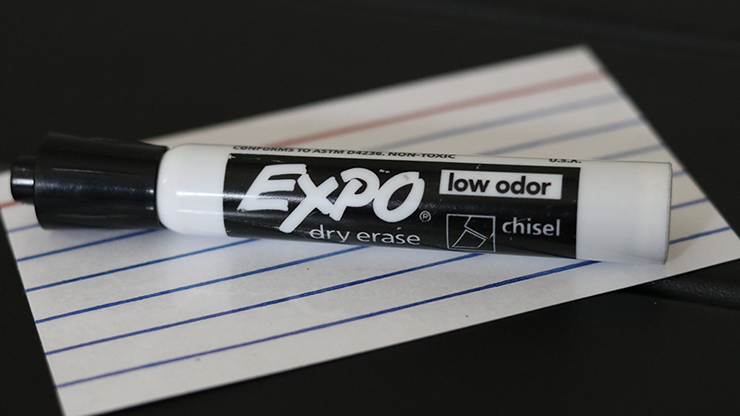 Acro Index Dry Erase 3"X5" (Gimmicks and Online Instructions) by Blake Vogt - Trick product video — 52Kards