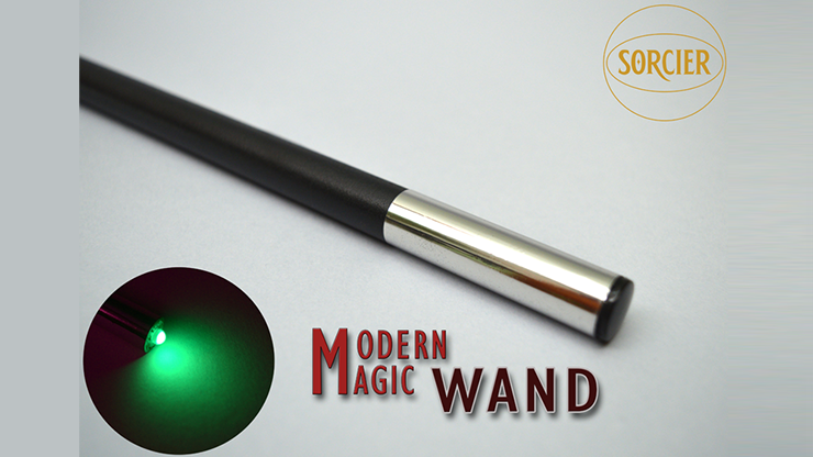 Modern Light Wand GREEN by Sorcier Magic product video — 52Kards