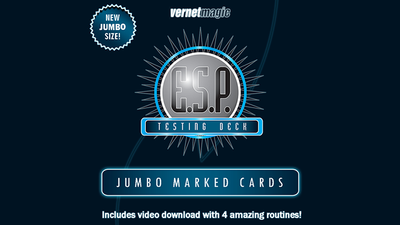 E.S.P. Jumbo Testing Cards (Gimmicks and Online Instructions) by Vernet Magic - Trick product video — 52Kards