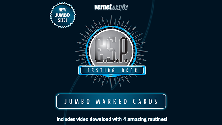 E.S.P. Jumbo Testing Cards (Gimmicks and Online Instructions) by Vernet Magic - Trick product video — 52Kards