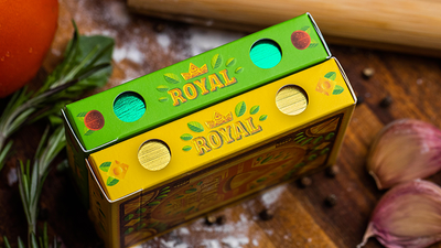 The Royal Pizza Palace (Gilded) Playing Cards Set product video — 52Kards