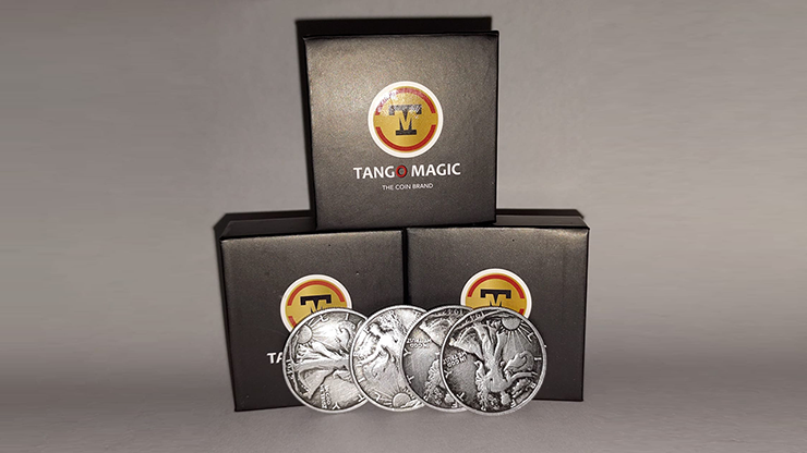 Replica Walking Liberty TUC plus 3 coins (Gimmicks and Online Instructions) by Tango Magic - Trick product video — 52Kards