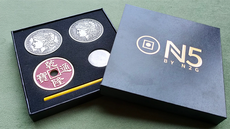 N5 RED Coin Set by N2G - Trick product video — 52Kards