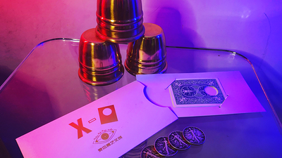 X BLACK HOLE BLUE (Gimmicks and Online Instructions) by Kingsley Xu - Trick product video — 52Kards