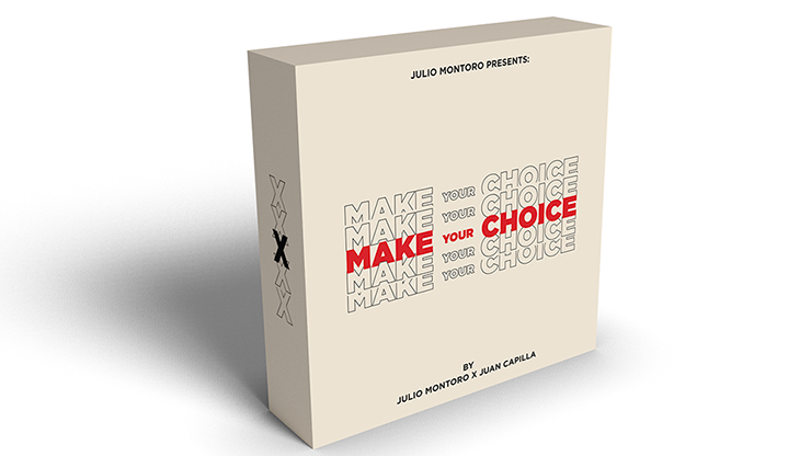 MAKE YOUR CHOICE (Gimmicks and Online Instruction) by Julio Montoro and Juan Capilla  - Trick product video — 52Kards