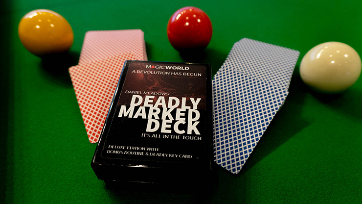 DEADLY MARKED DECK BLUE BEE (Gimmicks and Online Instructions) by MagicWorld - Trick product video — 52Kards