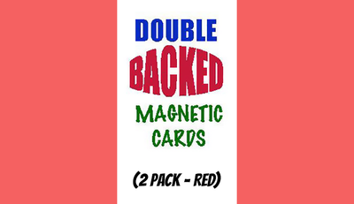 Magnetic Cards (2 pack/Red) by Chazpro Magic. - Trick product video — 52Kards