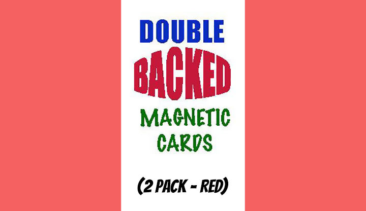 Magnetic Cards (2 pack/Red) by Chazpro Magic. - Trick product video — 52Kards