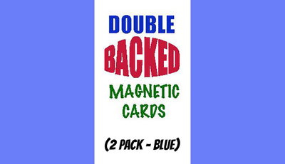 Magnetic Cards (2 pack/Blue) by Chazpro Magic. - Trick product video — 52Kards