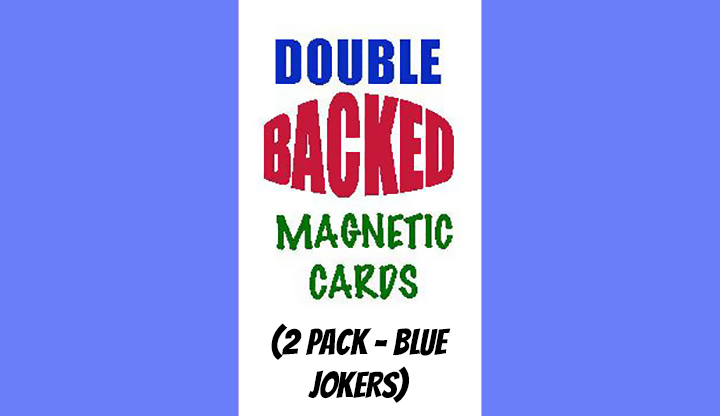 Magnetic Cards (2 pack/Blue Jokers) by Chazpro Magic - Trick product video — 52Kards