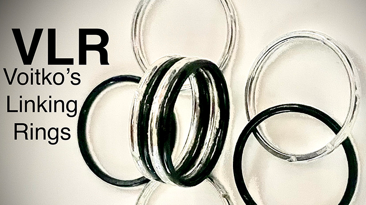 VLR Voitko's Linking Rings Size 11 (Gimmick and Online Instructions) - Trick product video — 52Kards
