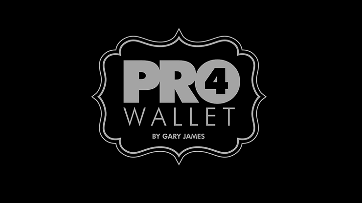 Pro 4 Wallet (Gimmicks and Online Instructions) by Gary James - Trick product video — 52Kards