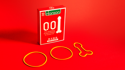 The Hardest Rubber Bands  (With Online Instructions) by Nemo Liu & Hanson Chien product video — 52Kards