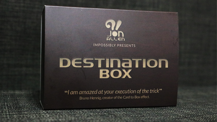 DESTINATION BOX (Gimmicks & Online Instructions) by Jon Allen - Trick product video — 52Kards