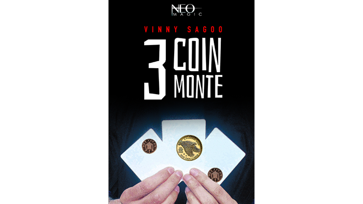 3 COIN MONTE (Gimmicks and Online Instructions) by Vinny Sagoo - Trick product video — 52Kards