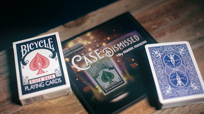 Case Dismissed Blue (Gimmicks and Online Instructions) by Mark Mason - Trick product video — 52Kards