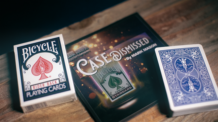 Case Dismissed Blue (Gimmicks and Online Instructions) by Mark Mason - Trick product video — 52Kards