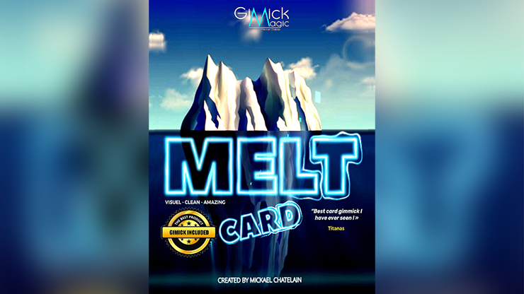 MELT CARD BLUE by Mickael Chatelain - Trick product video — 52Kards