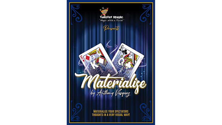 MATERIALIZE (KD) by Anthony Vasquez & Twister Magic - Trick product video — 52Kards