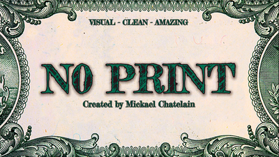 NO PRINT by Mickael Chatelain - Trick product video — 52Kards