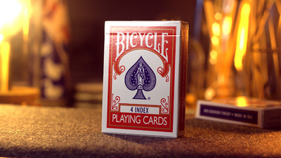 Bicycle 4 Index Red (Gimmicks and Online Instructions) product video — 52Kards