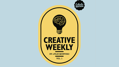 CREATIVE WEEKLY Vol. 1 LIMITED (Gimmicks and online Instructions) by Julio Montoro - Trick product video — 52Kards