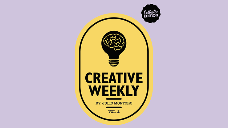 CREATIVE WEEKLY VOL. 2 LIMITED (Gimmicks and online Instructions) by Julio Montoro - Trick product video — 52Kards