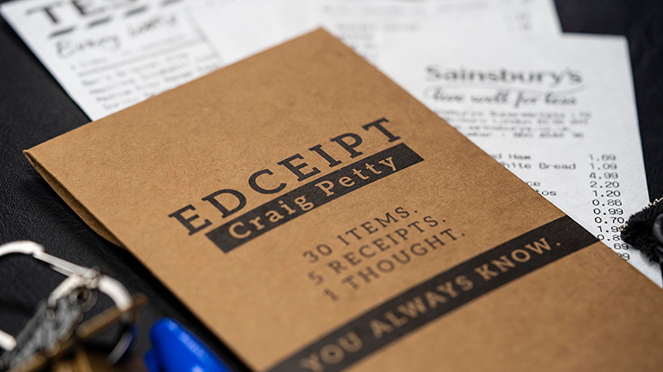 EDCeipt by Craig Petty - UK VERSION (Gimmicks and Online Instructions) - Trick product video — 52Kards