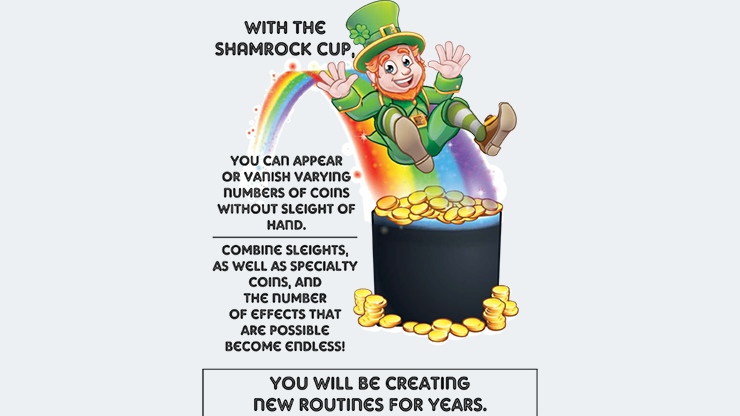 SHAMROCK CUP Quarter by Chazpro Magic - Trick product video — 52Kards