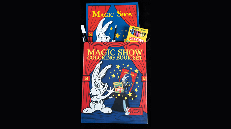MAGIC SHOW Coloring Book STANDARD SET (3 way) by Murphy's Magic product video — 52Kards