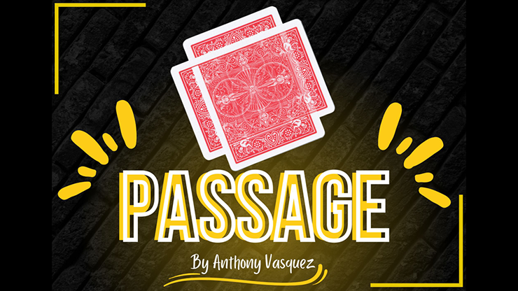Passage BLUE (Gimmicks and Online Instructions) by Anthony Vasquez - Trick product video — 52Kards