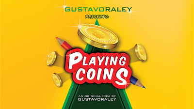 PLAYING COINS (Gimmicks and Online Instructions) by Gustavo Raley - Trick product video — 52Kards
