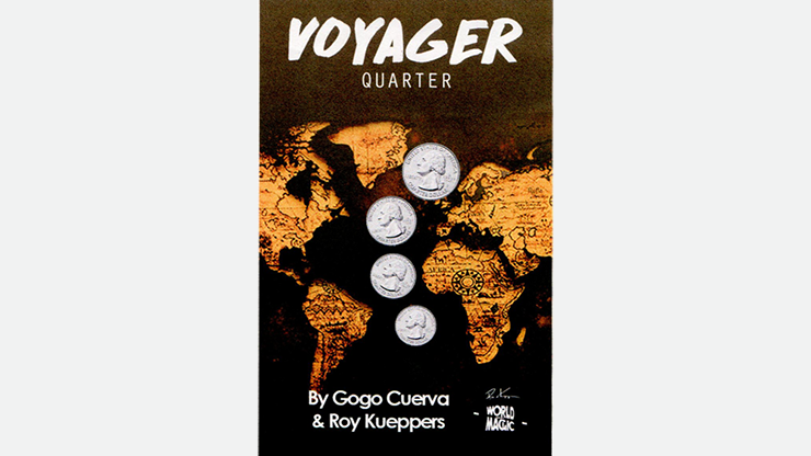 Voyager US Quarter (Gimmick and Online Instruction) by GoGo Cuerva - Trick product video — 52Kards