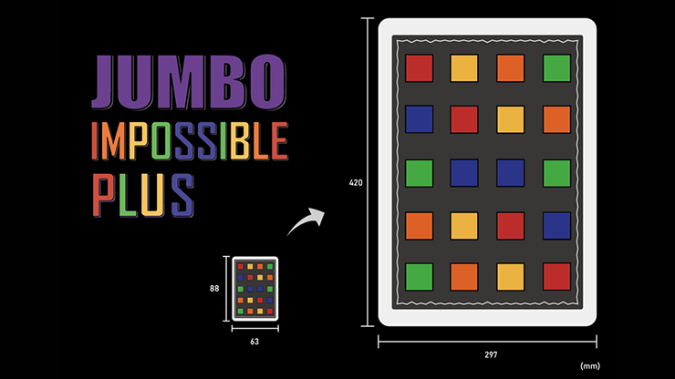 IMPOSSIBLE JUMBO (Gimmicks and Online Instructions) by Hank & Himitsu Magic - Trick product video — 52Kards