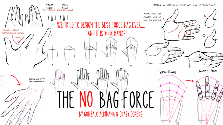 NO BAG FORCE by Gonzalo Albiñana and Crazy Jokers - Trick product video — 52Kards