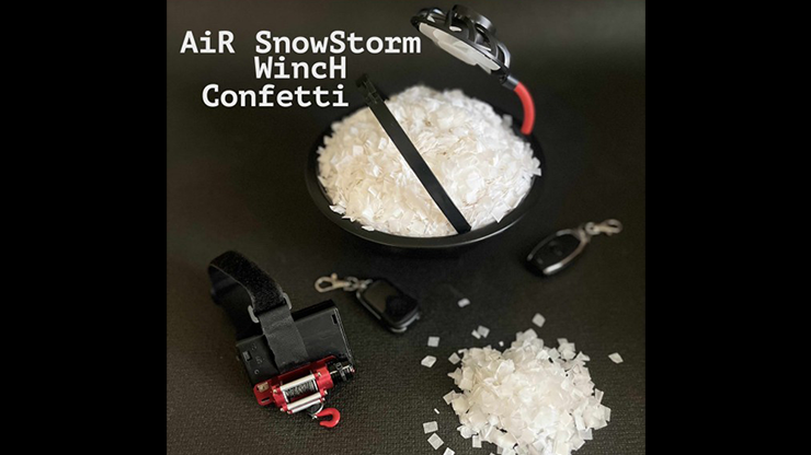 AiR SnowStorm with Winch and Confetti (Gimmick and Online Instructions) by Victor Voitko  - Trick product video — 52Kards
