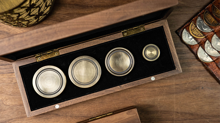 M Box Luxury Set (Half Dollar) by Artisan Coin & Jimmy Fan - Trick product video — 52Kards