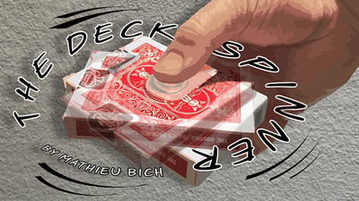 The Deck Spinner (Gimmick and Online Instructions) by Mathieu Bich - Trick product video — 52Kards